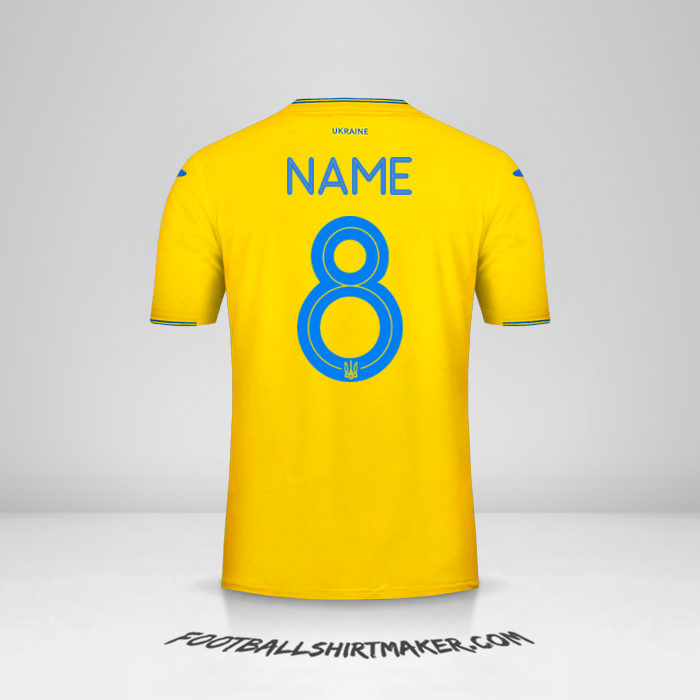 Shirt Ukraine 2018/19 -  name - 8