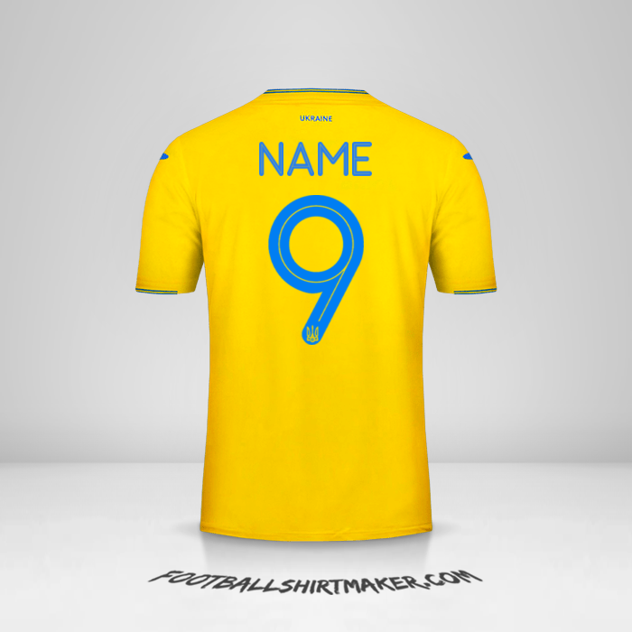 Trikot Ukraine 2018/19 -  name - 9