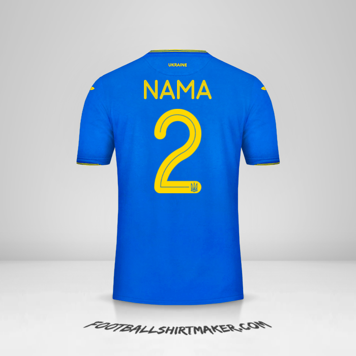 Jersey Ukraina 2018/19 Alternatif -  nama - 2