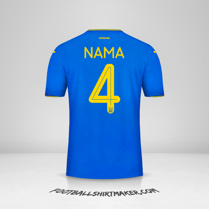 Jersey Ukraina 2018/19 Alternatif -  nama - 4
