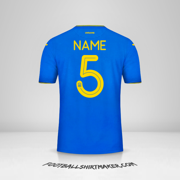 Shirt Ukraine 2018/19 Away -  name - 5