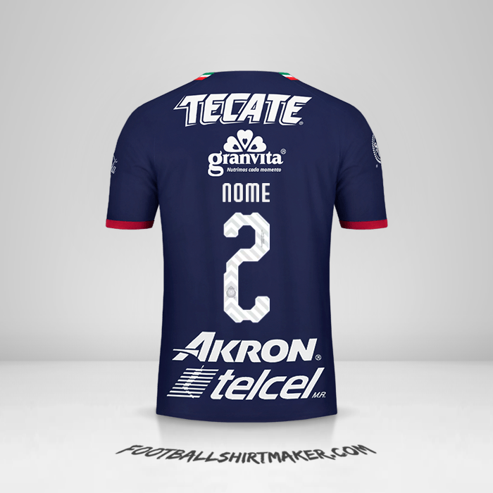 Maglia Guadalajara 2018/19 Terza -  nome - 2