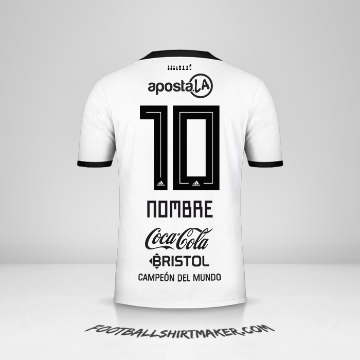 Camiseta Club Olimpia 2018/19 -  nombre - 10
