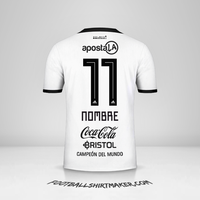 Camiseta Club Olimpia 2018/19 -  nombre - 11