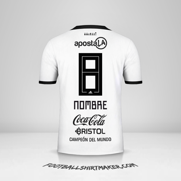 Camiseta Club Olimpia 2018/19 -  nombre - 8