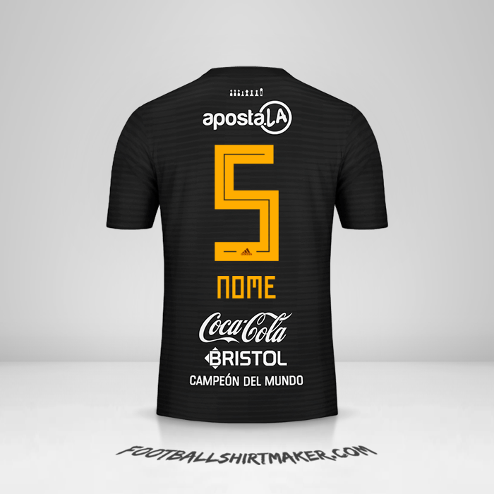 Camisa Club Olimpia 2018/19 Alternativa -  nome - 5