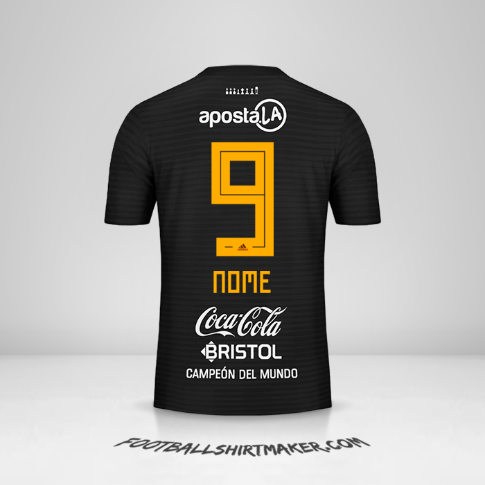 Camisola Club Olimpia 2018/19 Alternativa -  nome - 9