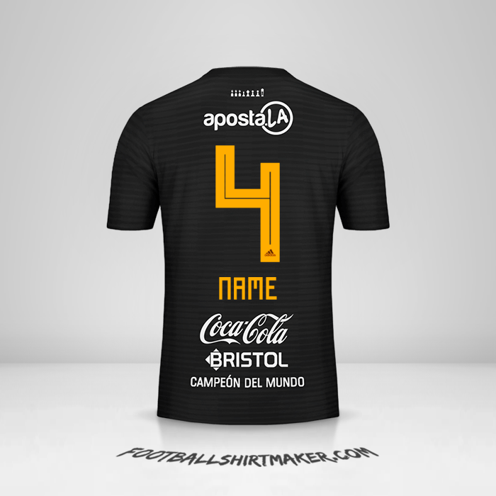 Trikot Club Olimpia 2018/19 Auswärts -  name - 4