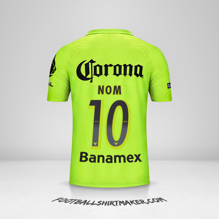 Maillot Club America 2014/15 Troisième -  nom - 10