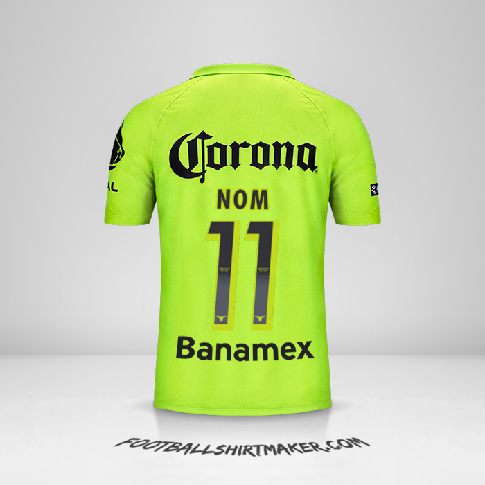 Maillot Club America 2014/15 Troisième -  nom - 11