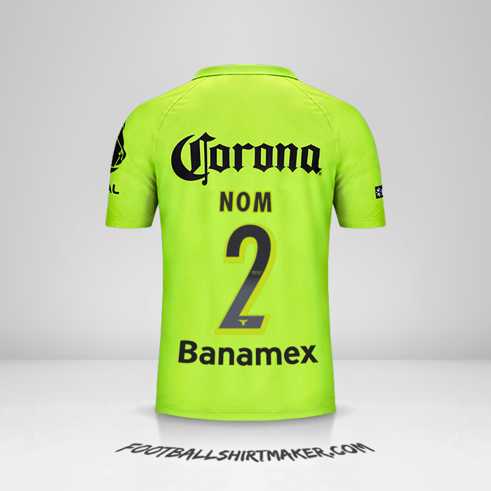 Maillot Club America 2014/15 Troisième -  nom - 2