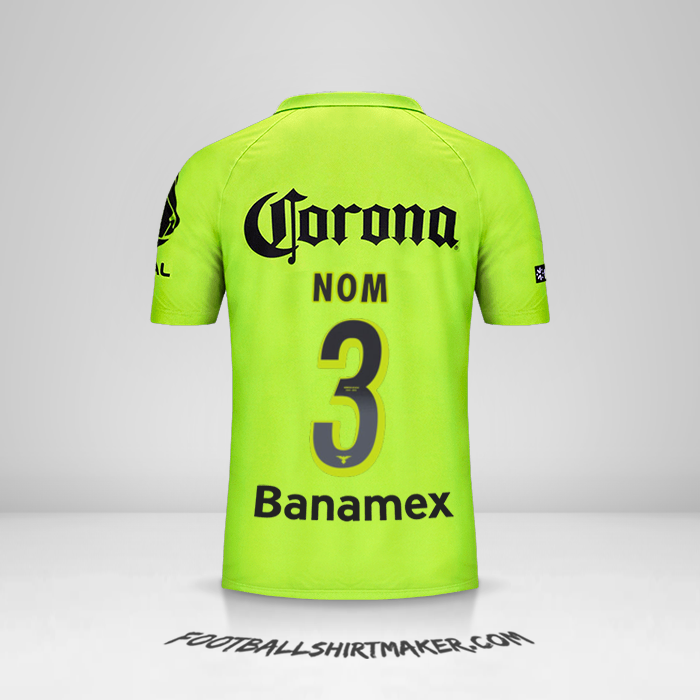 Maillot Club America 2014/15 Troisième -  nom - 3