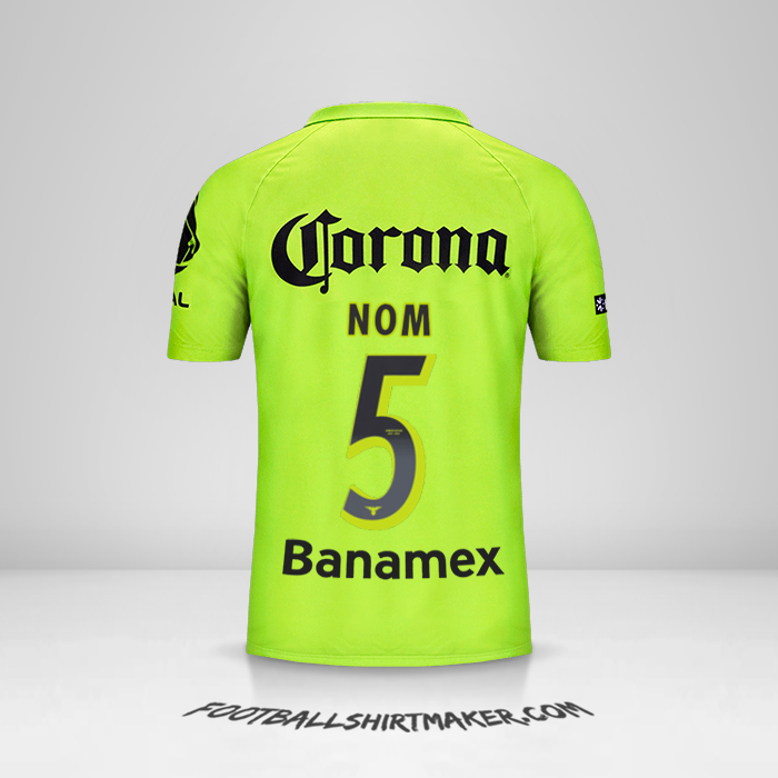 Maillot Club America 2014/15 Troisième -  nom - 5