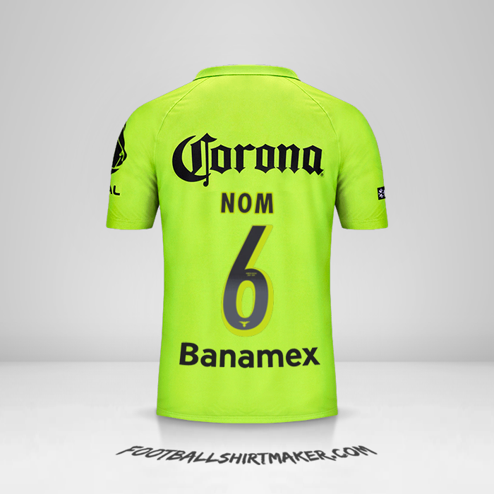 Maillot Club America 2014/15 Troisième -  nom - 6