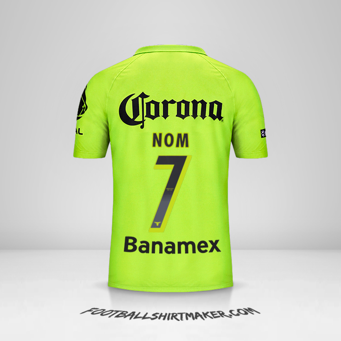 Maillot Club America 2014/15 Troisième -  nom - 7