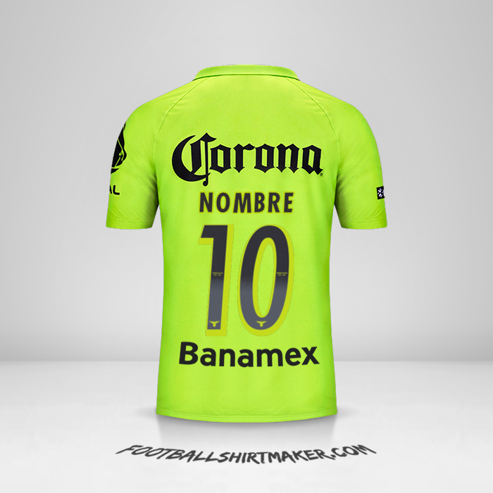 Camiseta Club America 2014/15 Tercera -  nombre - 10