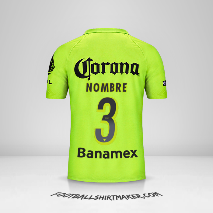 Jersey Club America 2014/15 Tercera -  nombre - 3