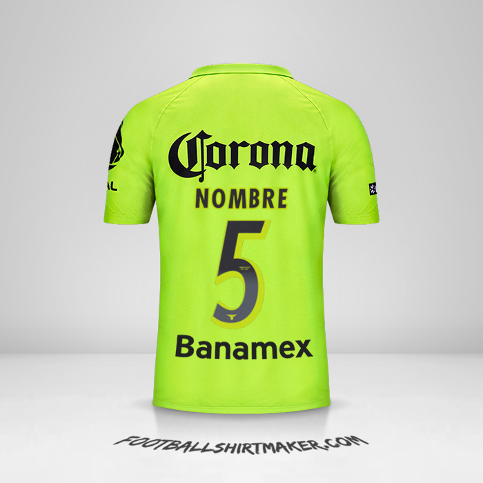 Camiseta Club America 2014/15 Tercera -  nombre - 5