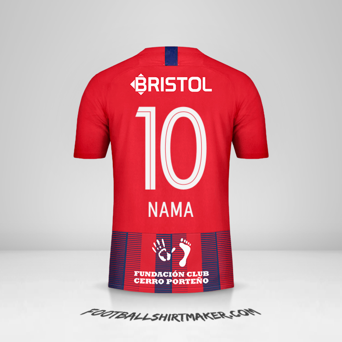 Jersey Club Cerro Porteño 2019 -  nama - 10