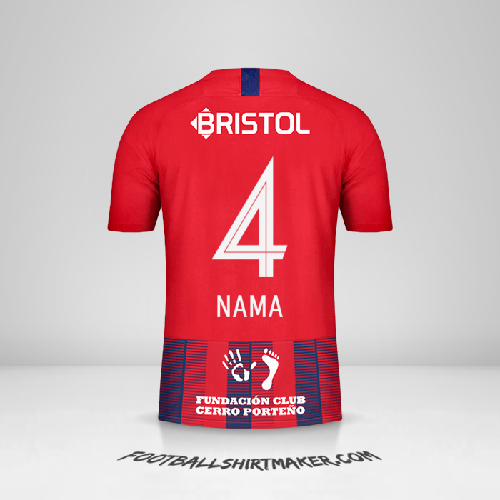 Jersey Club Cerro Porteño 2019 -  nama - 4