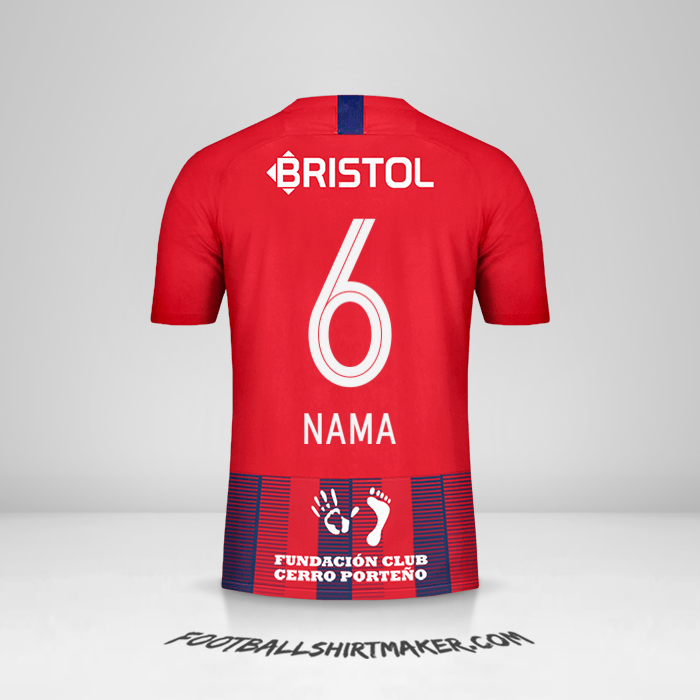 Jersey Club Cerro Porteño 2019 -  nama - 6