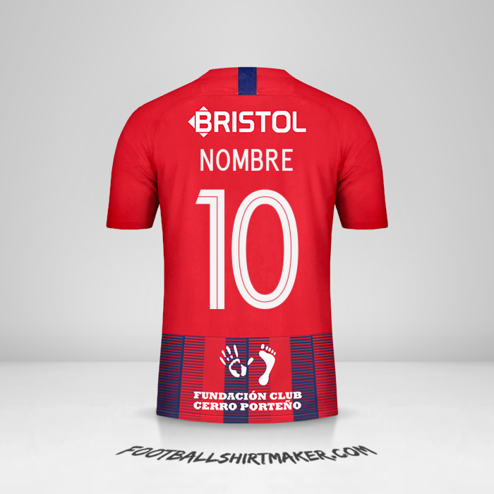 Jersey Club Cerro Porteño Libertadores 2019 -  nombre - 10