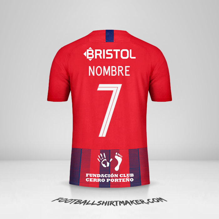 Jersey Club Cerro Porteño Libertadores 2019 -  nombre - 7