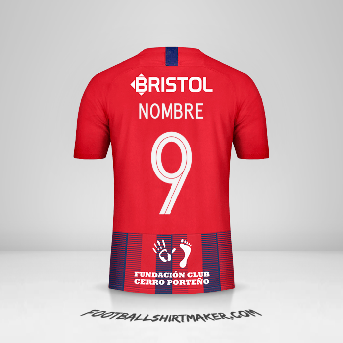 Jersey Club Cerro Porteño Libertadores 2019 -  nombre - 9