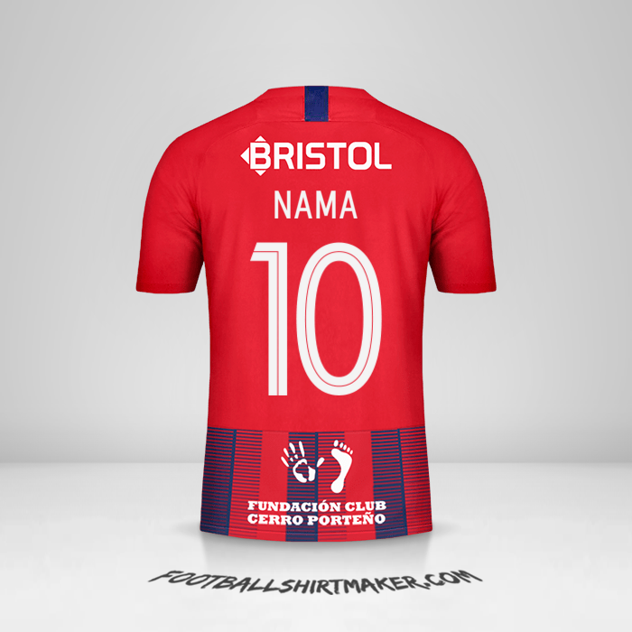 Jersey Club Cerro Porteño Libertadores 2019 -  nama - 10