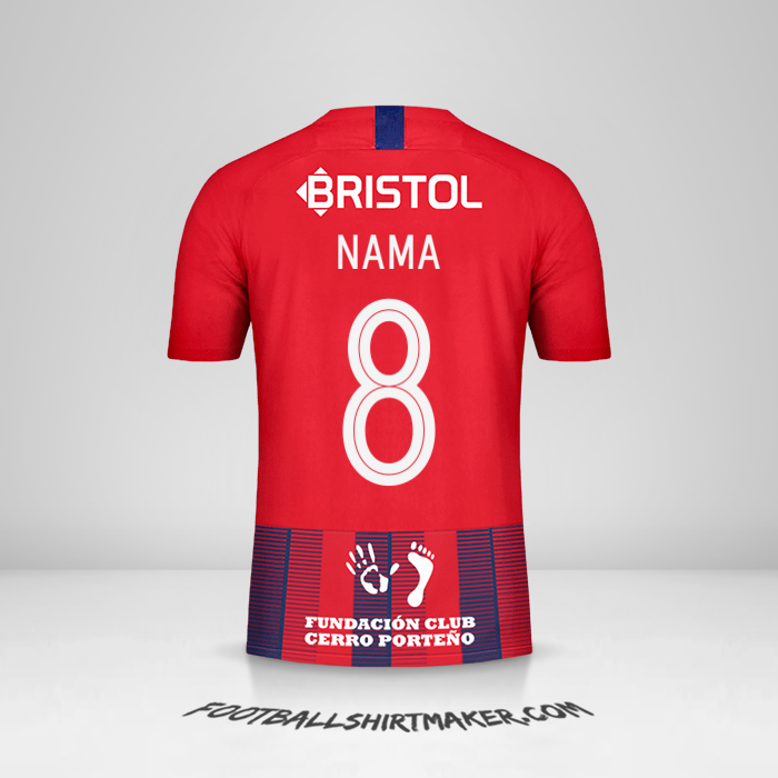 Jersey Club Cerro Porteño Libertadores 2019 -  nama - 8
