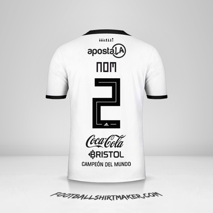 Maillot Club Olimpia Libertadores 2019 -  nom - 2