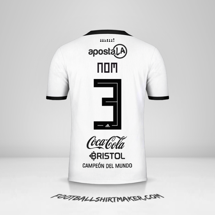 Maillot Club Olimpia Libertadores 2019 -  nom - 3