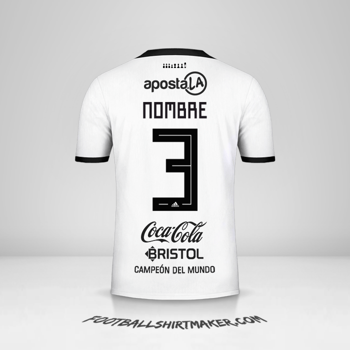 Jersey Club Olimpia Libertadores 2019 -  nombre - 3