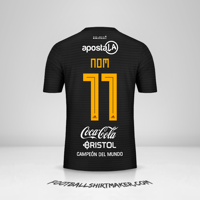 Maillot Club Olimpia Libertadores 2019 Extérieur -  nom - 11