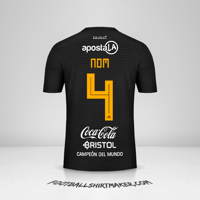 Maillot Club Olimpia Libertadores 2019 Extérieur -  nom - 4