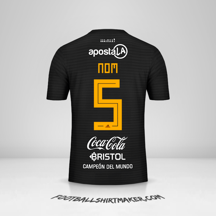 Maillot Club Olimpia Libertadores 2019 Extérieur -  nom - 5