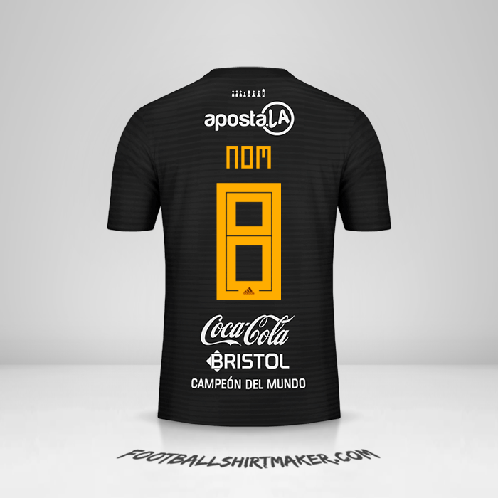 Maillot Club Olimpia Libertadores 2019 Extérieur -  nom - 8