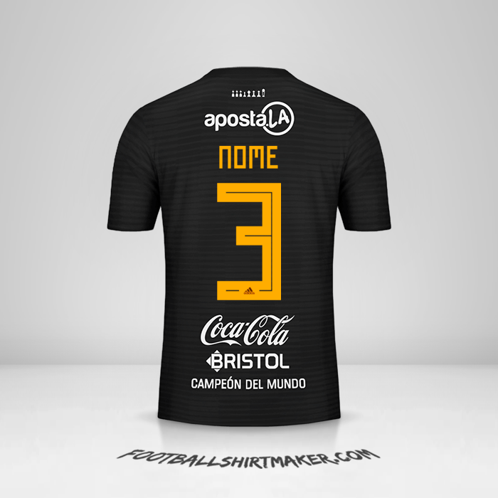 Maglia Club Olimpia Libertadores 2019 Seconda -  nome - 3