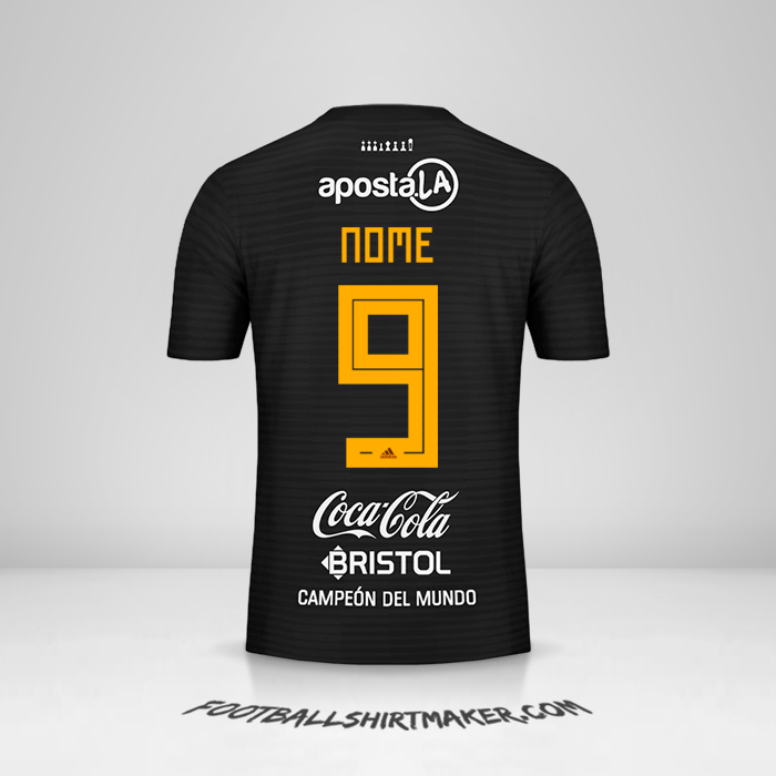 Maglia Club Olimpia Libertadores 2019 Seconda -  nome - 9