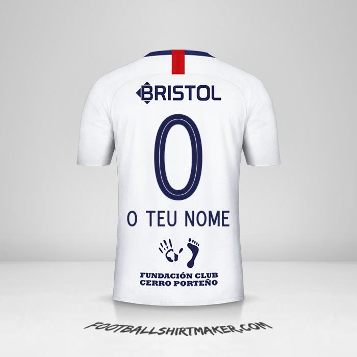 Camisola Club Cerro Porteño 2019 II -  o teu nome - 0