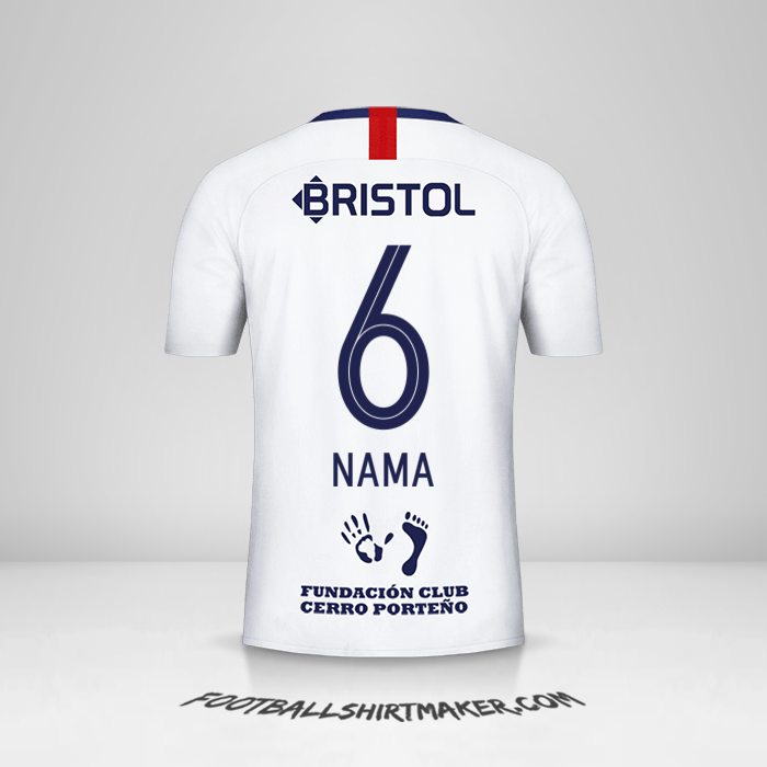 Jersey Club Cerro Porteño 2019 Alternatif -  nama - 6