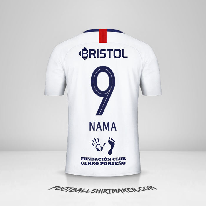 Jersey Club Cerro Porteño 2019 Alternatif -  nama - 9