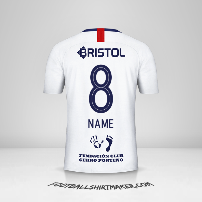 Trikot Club Cerro Porteño 2019 Auswärts -  name - 8