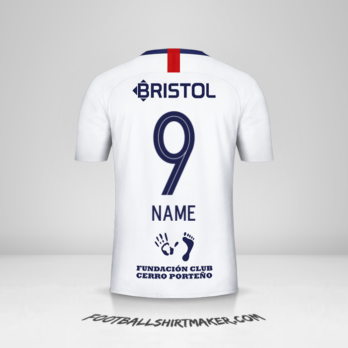 Trikot Club Cerro Porteño 2019 Auswärts -  name - 9