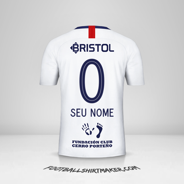 Camisa Club Cerro Porteño 2019 II -  seu nome - 0