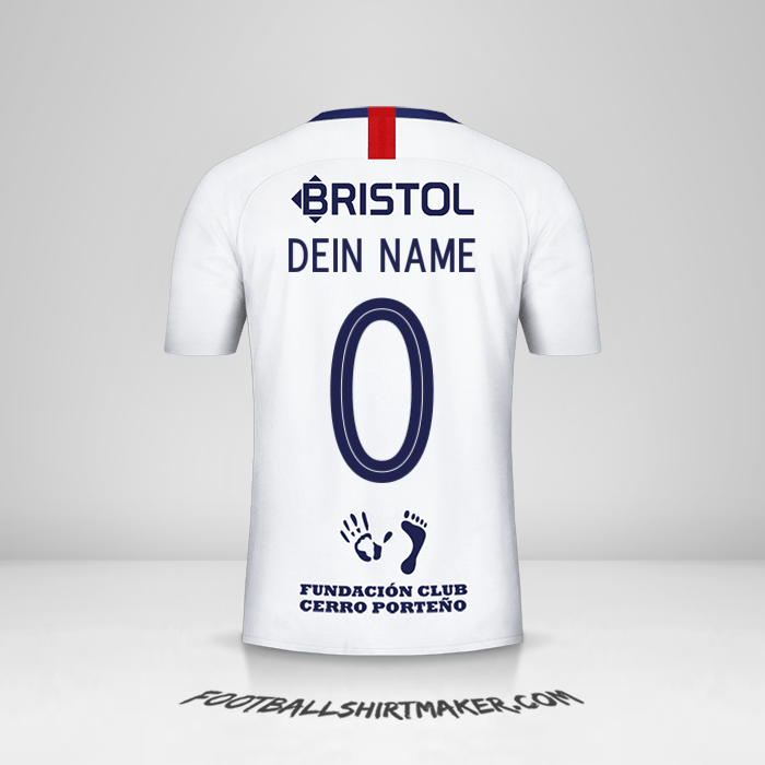 Trikot Club Cerro Porteño Libertadores 2019 II -  dein name - 0