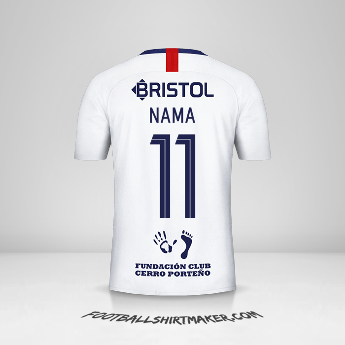 Jersey Club Cerro Porteño Libertadores 2019 Alternatif -  nama - 11