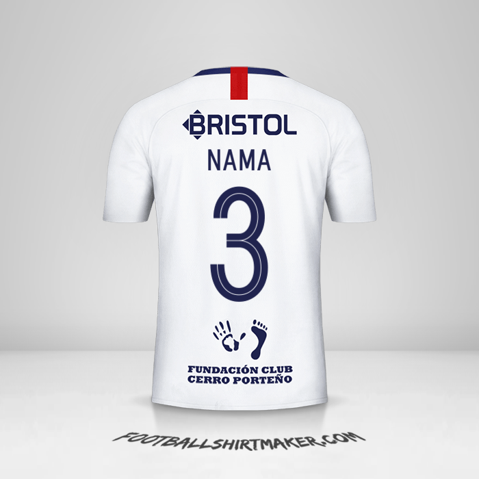 Jersey Club Cerro Porteño Libertadores 2019 Alternatif -  nama - 3
