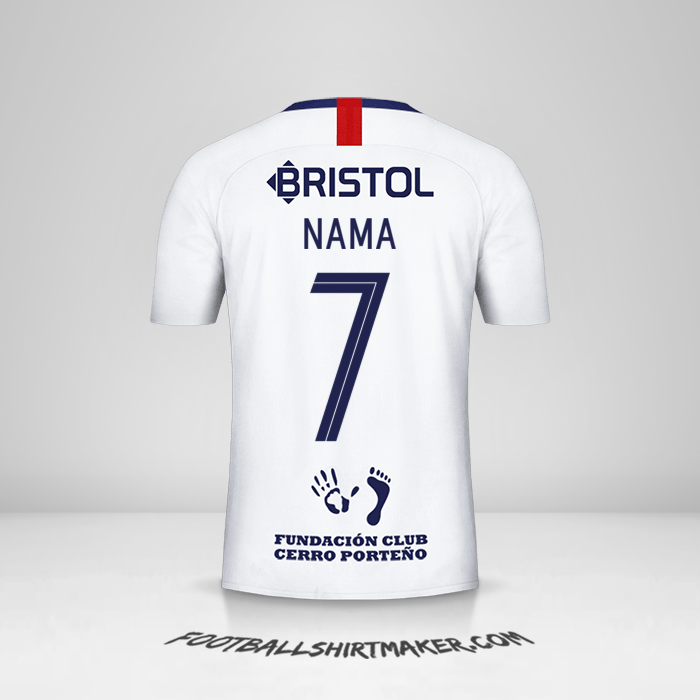 Jersey Club Cerro Porteño Libertadores 2019 Alternatif -  nama - 7