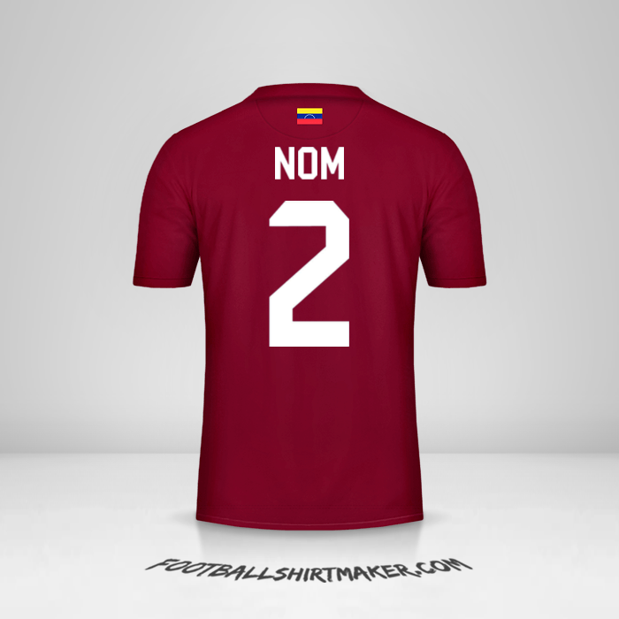 Maillot Venezuela 2019/2020 -  nom - 2